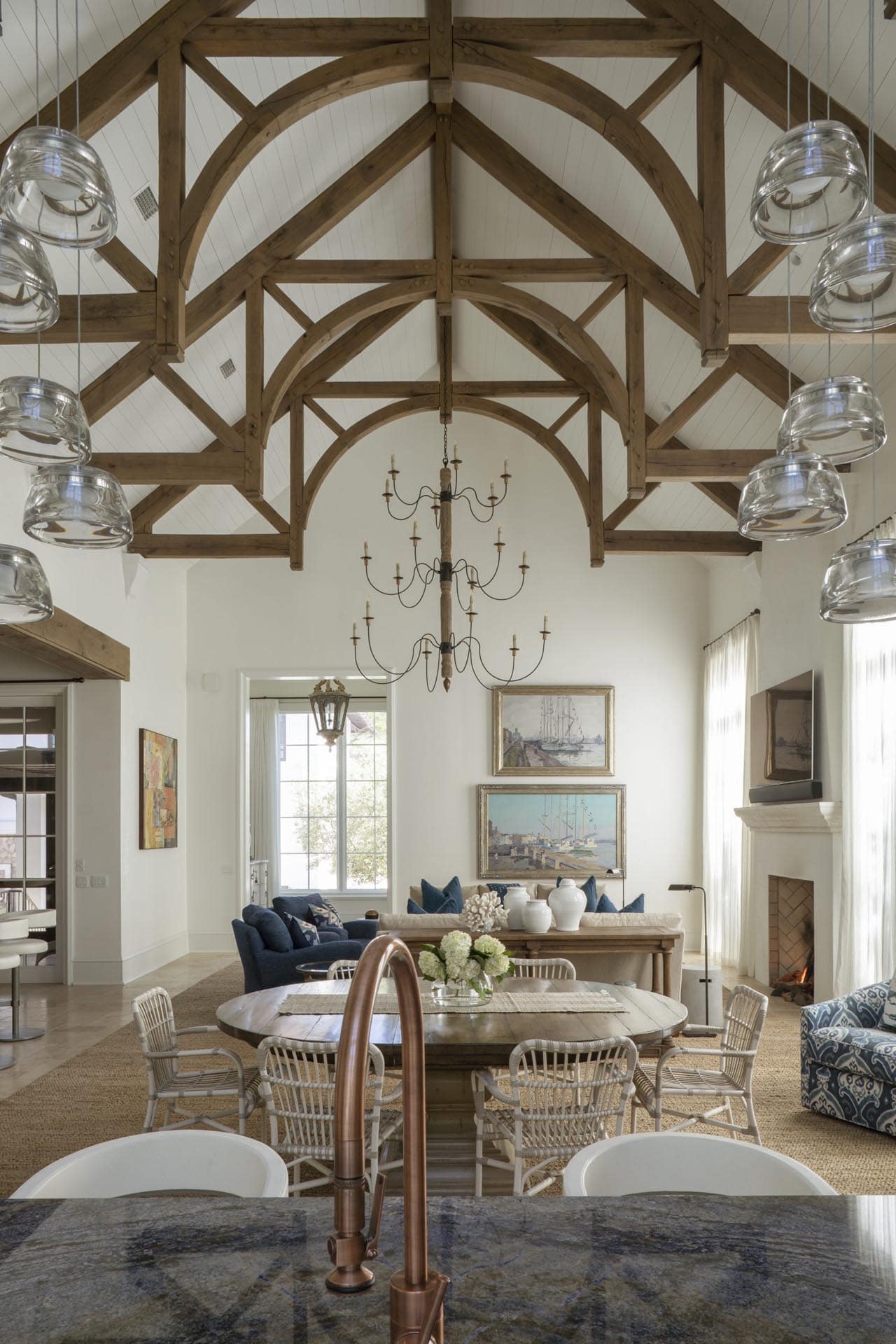 Interior Truss Gallery, Exposed Wood Beams, Heavy Timber, Components